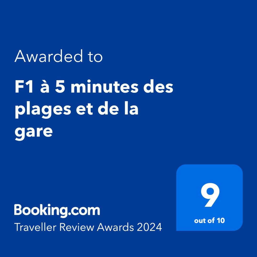 F1 A 5 Minutes Des Plages Et De La Gare Валорис Екстериор снимка